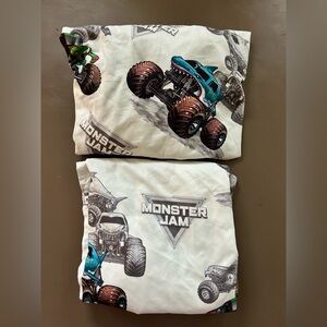 Jay Franco Monster Jam Full set sheets no pillowcase